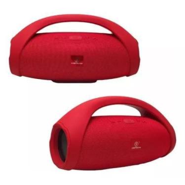 Imagem de Caixa De Som Grande 35cm Bluetooth Com Alça Portatil Black Potente 60w