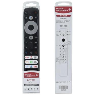 Imagem de XINFUTE Novo BT-TC01 adequado para TCL Smart Voice TV Controle Remoto Netflix YouTube RC902V FMR1