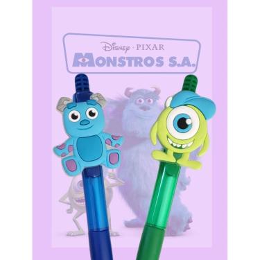 Imagem de Canetas Monstros S/A Mike Sulivan caneta esferográficas para lembrancinha de aniversário papelaria presentes baratos pro