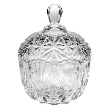 Imagem de Bomboniere De Vidro 660ml 18x14cm Grande Decoração Cristal