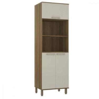 Imagem de Paneleiro Duplo Para 2 Fornos 3 Portas 70cm Luciane Isis - LUCIANE MÓV