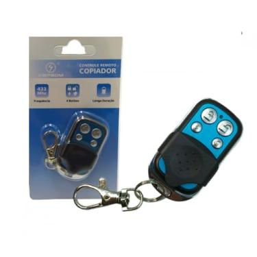 Imagem de Kit 03 Controle remoto copiador clonador para portões residenciais alarme cerca elétrica e carro compatível com 433mhz
