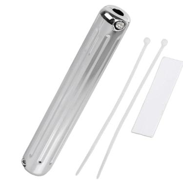 Imagem de XMMT Ajustador de cabo de embreagem cromado capa contra poeira para Harley Dyna Softail Touring Road Glide Road King Street Glide Ultra Limited