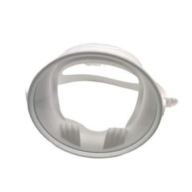 Imagem de Colaxi Máscara de natação de óculos de mergulho anti -nevoeiro lente de vidro de vidro subaquático , Branco