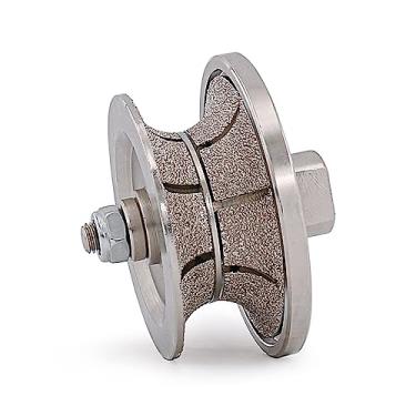 Imagem de YDROWN V30 Broca De Roteador De Diamante Meio Bullnose Roda Soldada A Vácuo Com Rosca 5/8-11 Para Pedra Granito Mármore Concreto Quartzo Bancada Borda Piso Ladrilho Reparo Acabamento (V30)