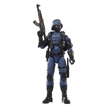 Imagem de Boneco G.I. Joe Classified Series Oficial Cobra Figura 15 cm com Acessórios - F4021 - Hasbro, Azul e preto