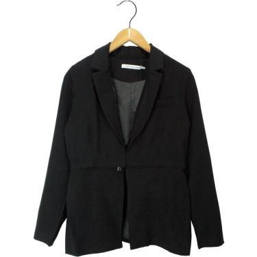 Imagem de Blazer Calvin Klein Jeans Dois Tamanhos Preto Feminino