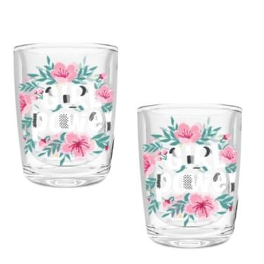 Imagem de Kit 2 Copo Shot 60ml Parede Dupla Tequila/cachaça/café/pinga Policarbonato (Girl Power)