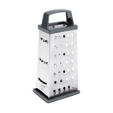 Imagem de Ralador Brinox 4 Faces Com Visor Top Pratic 20,5cm Aço Inox Prata