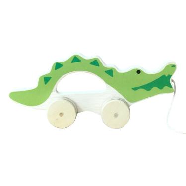 Imagem de Brinquedo De Puxar Jacaré Em Madeira - 4 - Toptoy Brasil