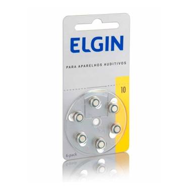 Imagem de Bateria Para Aparelho Auditivo 10-230 Pr70 Elgin 06 Unidades