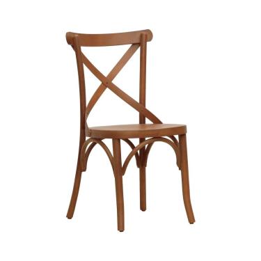 Imagem de Cadeira Xisto Madeira Maciça Amêndoa