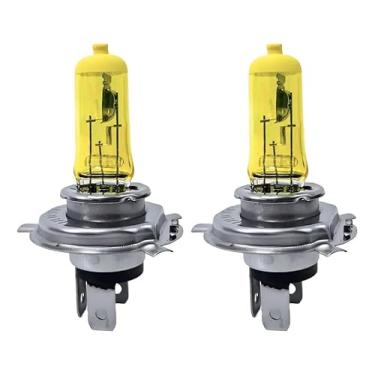 Imagem de Par Lampada Farol H4 12v 55w Amarela Gold Vision 3000k