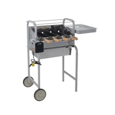 Imagem de Churrasqueira Lobo Canadense com Braseiro + 4 Espetos - Lobo Churrasqu