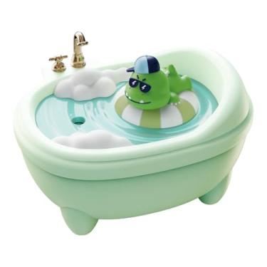 Imagem de Wswqop Umidificador de ar com difusor de óleos essenciais de animais fofos, umidificador portátil silencioso para quarto, pulverizador para mesa, sala de, Verde