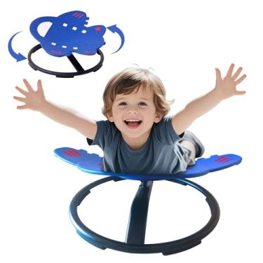Imagem de Yiuhhad Cadeira Giratória Sensorial Para Crianças, Autismo, Brinquedo De Modelo Aeronave, Treinamento Coordenação Corporal