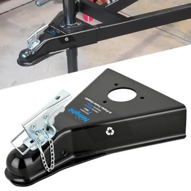 Imagem de Nilight Acoplador de reboque Classe III A-Frame com trava de segurança e corrente serve para bola de engate de 5 cm para caminhonetes, trailers, barcos, campistas, capacidade de 2,268 kg, revestido