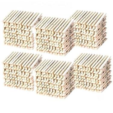 Imagem de 240 unidades de Prendedor Pregador de roupas de madeira