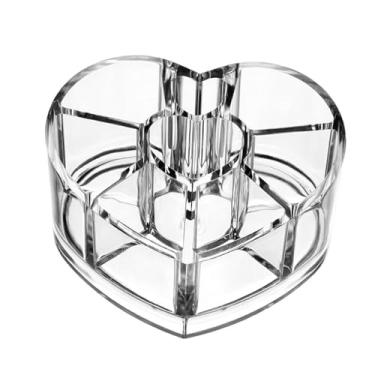 Imagem de OIIBWQ Estojo Porta-batom Organizador de Batom, Estojo Transparente para Cosméticos, Estojo para Exposição de Cosméticos para Lápis, Pincéis, Cômoda E Pentea