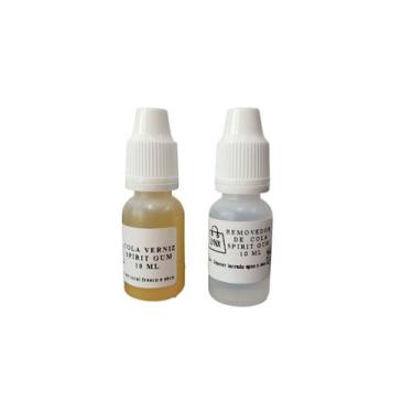 Imagem de Cola Spirit Gum verniz 10ml + Removedor 10ml - Mor, cola e removedor d