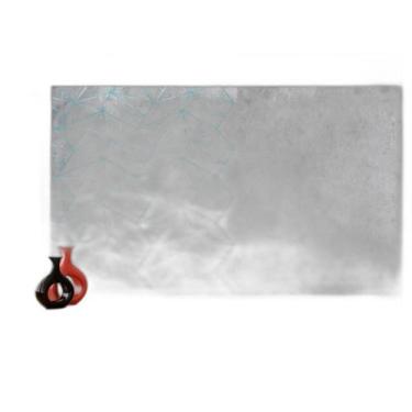 Imagem de Papel De Parede Concreto Linhas Azul Turquesa 3,5M Kkt283 - Você Decor