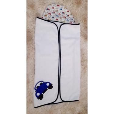 Imagem de Toalha de Bebê Forrada Com Capuz - Minha Loja Bordados, 01