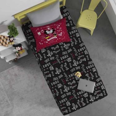 Imagem de Jogo De Cama Solteiro Mickey Disney Malha 70% Algodão 30% Poliéster Jadore