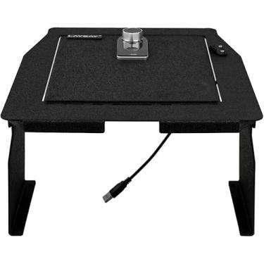 Imagem de Cofre para console central, compatível com Ford F150 2015-2020, Ford Super Duty 2017-2023 e Ford Expedition 2018-2022, organizador de console central, bloqueio biométrico de impressão digital