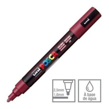 Imagem de Pc-5m Caneta Posca Vm Vinho - Uni-ball
