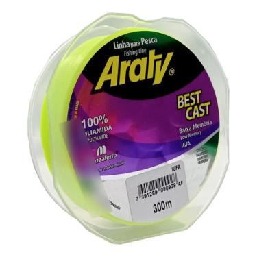 Imagem de Linha Monofilamento Mazzaferro Araty Best Cast Nylon 300m 0.45mm IGFA