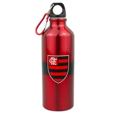 Imagem de Garrafa Flamengo Alumínio 500 ML - QH060B-1 - MILENO