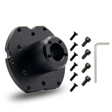 Imagem de Tanlenki Adaptador Para Atualização De Volantes Fanatec Mais Antigos Da Compatibilidade Qr1 Qr2, Com Usinagem Cnc E Processos Produção Anodizados