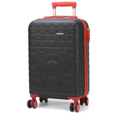Imagem de Mala de Viagem Grande Mickey Preto Rodas 360 32Kg Luxcel