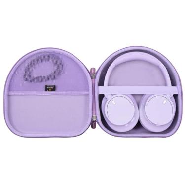 Imagem de Aproca Capa portátil roxa para fones de ouvido sem fio Sony WH-CH720N / Anker Soundcore Space One com cancelamento de ruído (apenas capa)