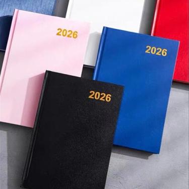 Imagem de Agenda 2026 Socia A5 Capa Dura Solid Colors - OFERTA - PL, Vermelho
