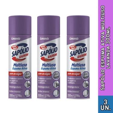 Imagem de Sapólio Radium Espuma LAVANDA Ativa Bombril 300 ml, 3 unidades