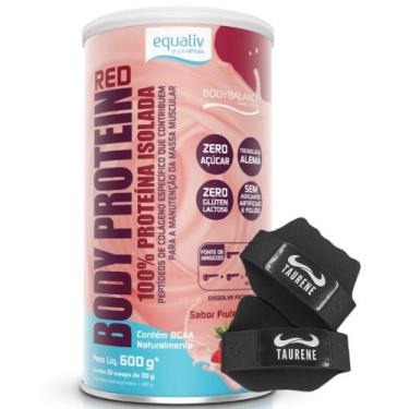 Imagem de Body Protein Isolado Red 600g Luva - Equaliv