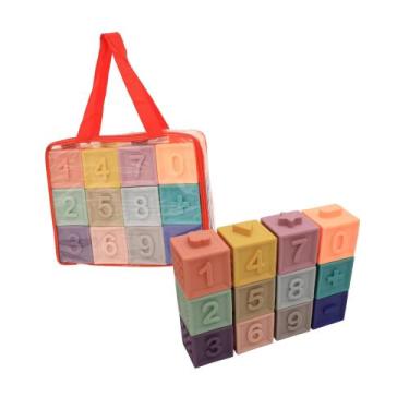 Imagem de Kit com 12 Blocos Divertidos Sensoriais Zippy Toys - 10371