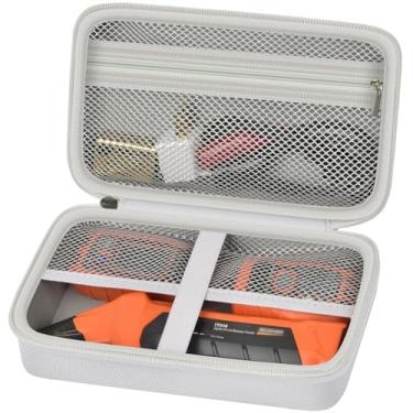 Imagem de ALKOO Estojo Compatível Com Klein Tools Et310, Localizador De Disjuntor Ca E Testador Tomada Gfci Integrado, Bolso Interno Malha Para Acessórios (Cinza)