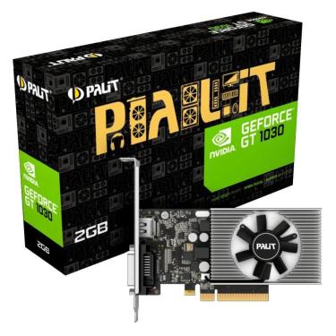 Imagem de Placa De Video Palit Geforce Gt1030 2Gb Ddr4 64Bits Dvi Hdmi
