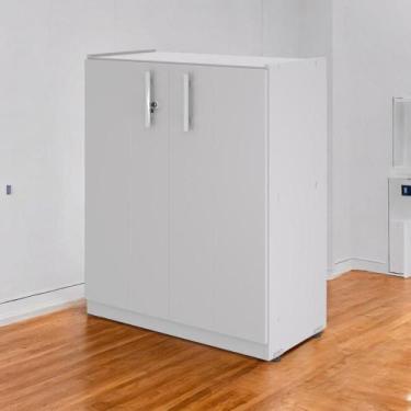 Imagem de Armário Balcão 02 Portas Lumiere Cinza - Mobiliar Home Shop