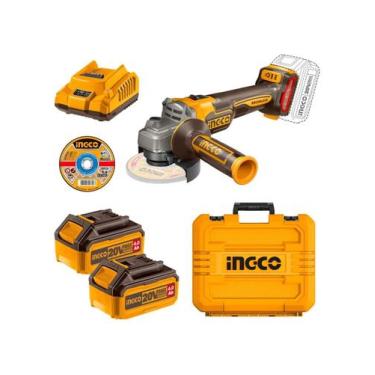 Imagem de Esmerilhadeira CAGLI211542 2 Baterias Maleta 10 Discos Ingco