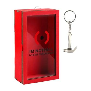 Imagem de Rrlihjgu Mealheiro Acrílico - Cofre - Exterior Vermelho Cofres De Desafio Decoração Para Casa Armazenamento De Dinheiro Para Crianças Estudantes Famílias Feriados Aniversários Sala De Aula