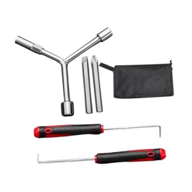 Imagem de Ｂｅｓｇａ Desmontador de pulsador de máquina de lavar, gancho de pulsador em Y, chave de 3 vias, 5 Peças