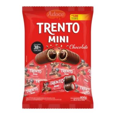 Imagem de Chocolate Trento Mini Pacote 50unX14g Peccin, CHOCOLATE AO LEITE
