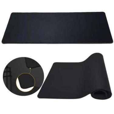Imagem de MousePad Gamer XXL 80x30cm com Superfície Rápida para FPS e Borda Verm