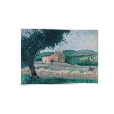 Imagem de Quadro branco - pintura de parede famosa em tela - imagens para decoração de casa - pôster e impressões de aldeia 70 x 100 cm 27 x 39 pol