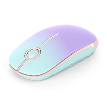 Imagem de Mouse sem fio Vssoplor 2.4G Slim Portable para computador