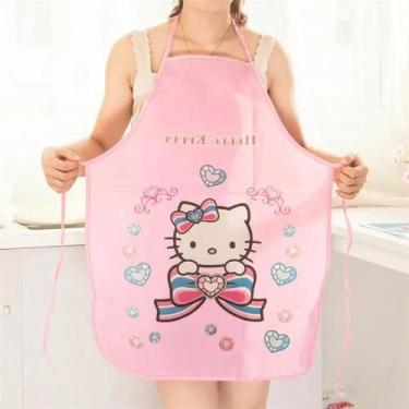 Imagem de Avental Impermeável Da Hello Kitty Anime Avental De Cozinha Fofo De De