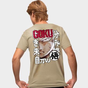 Imagem de Camisa Camiseta Genuine Grit Masculina Estampada Algodão 30.1 Goku Dra